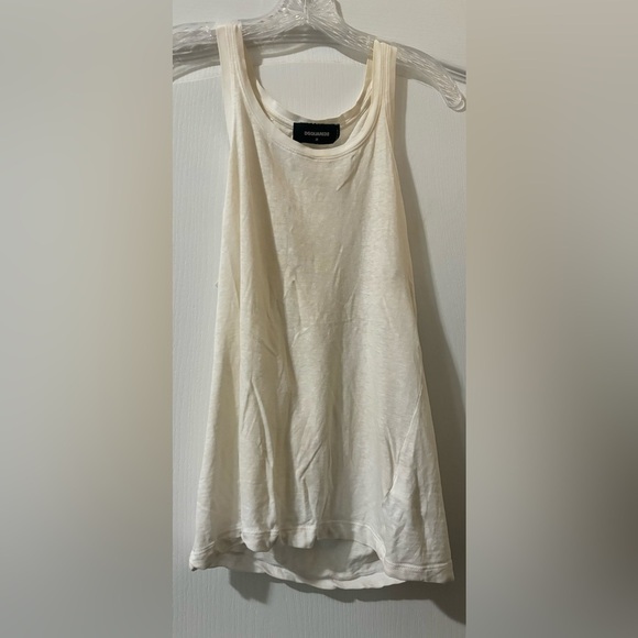 Dsqaured2 White Tank Top Men’s Size Medium - Picture 1 of 4